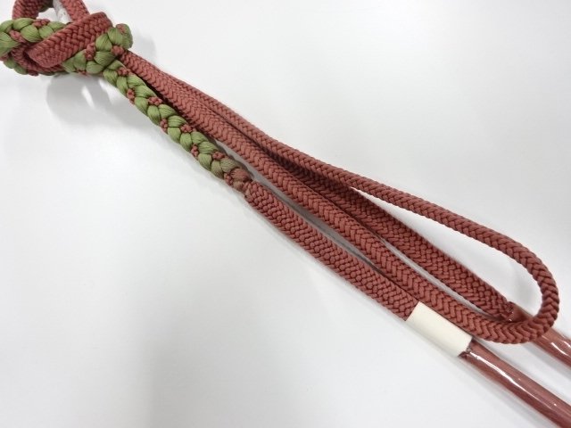 未使用品　正絹　手組帯締め